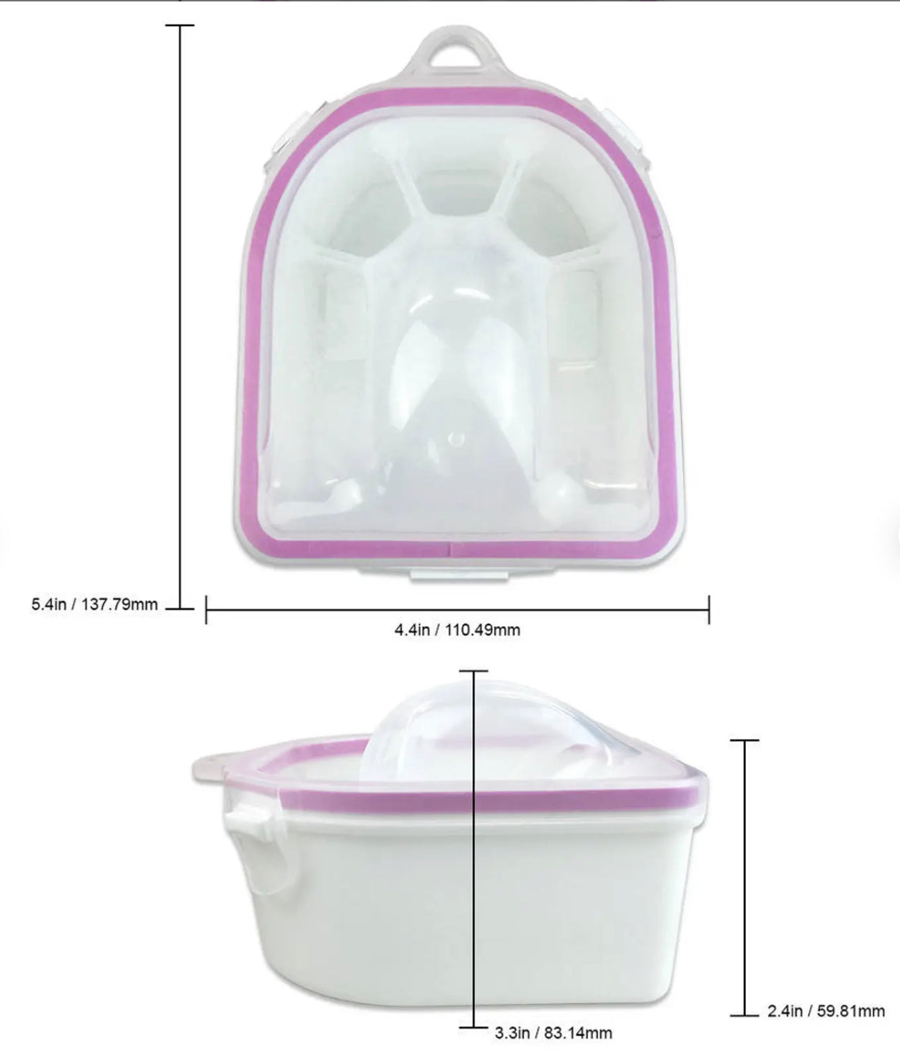 Manicure bowl Double Layer